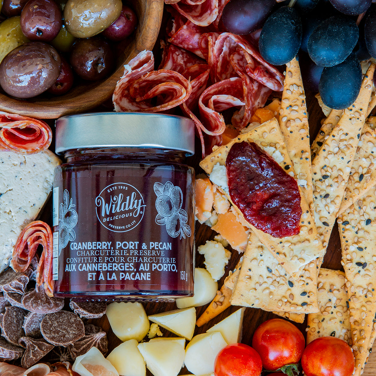 Cranberry, Port & Pecan Charcuterie Preserve – Wildly Delicious