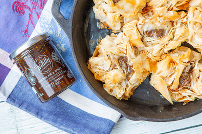 Golden Fig & Honey Baklava Roses