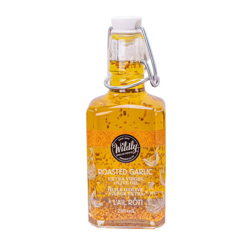 Roasted Garlic Infused Extra Virgin Olive Oil – Wildly Delicious