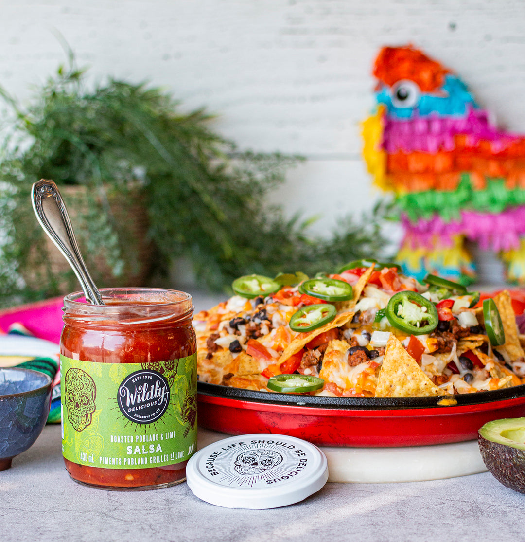 Fire Roasted Poblano & Lime Salsa – Wildly Delicious Preserve Co. Ltd.